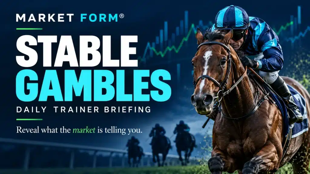 Stable Gambles: the daily trainer briefing — 9 October 2026